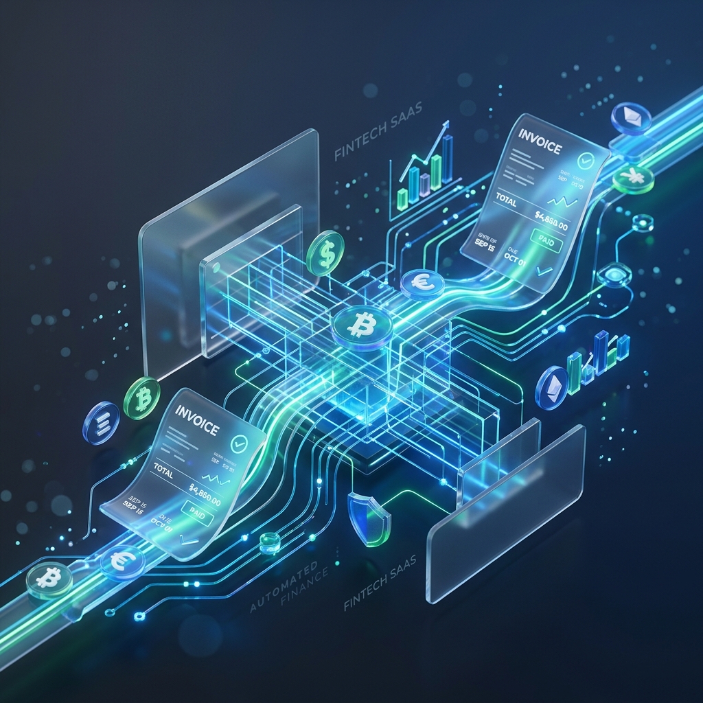 Veznedar FinTech Dashboard Illustration